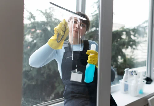 Nettoyage de vitres intérieures et extérieures à Giat